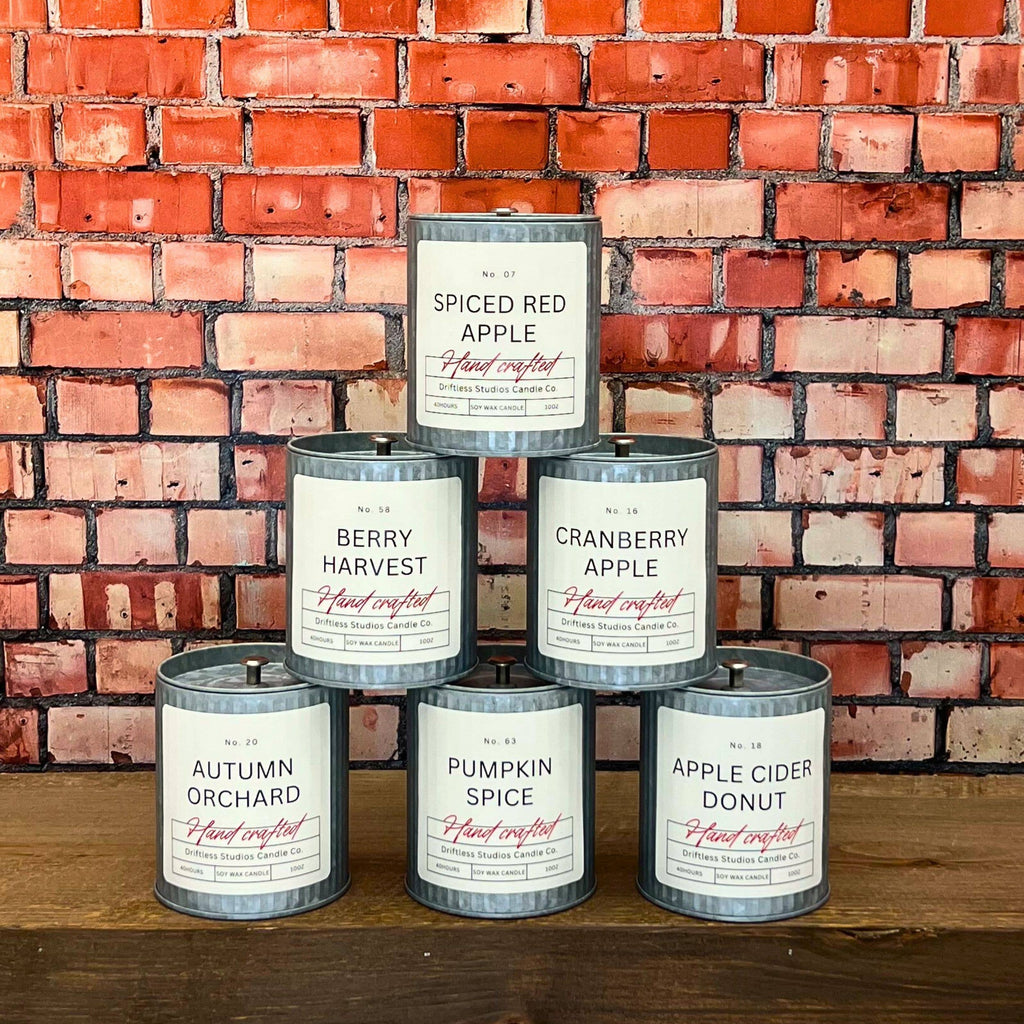 Cranberry Apple Fall Farmhouse Candle - Halloween Candles