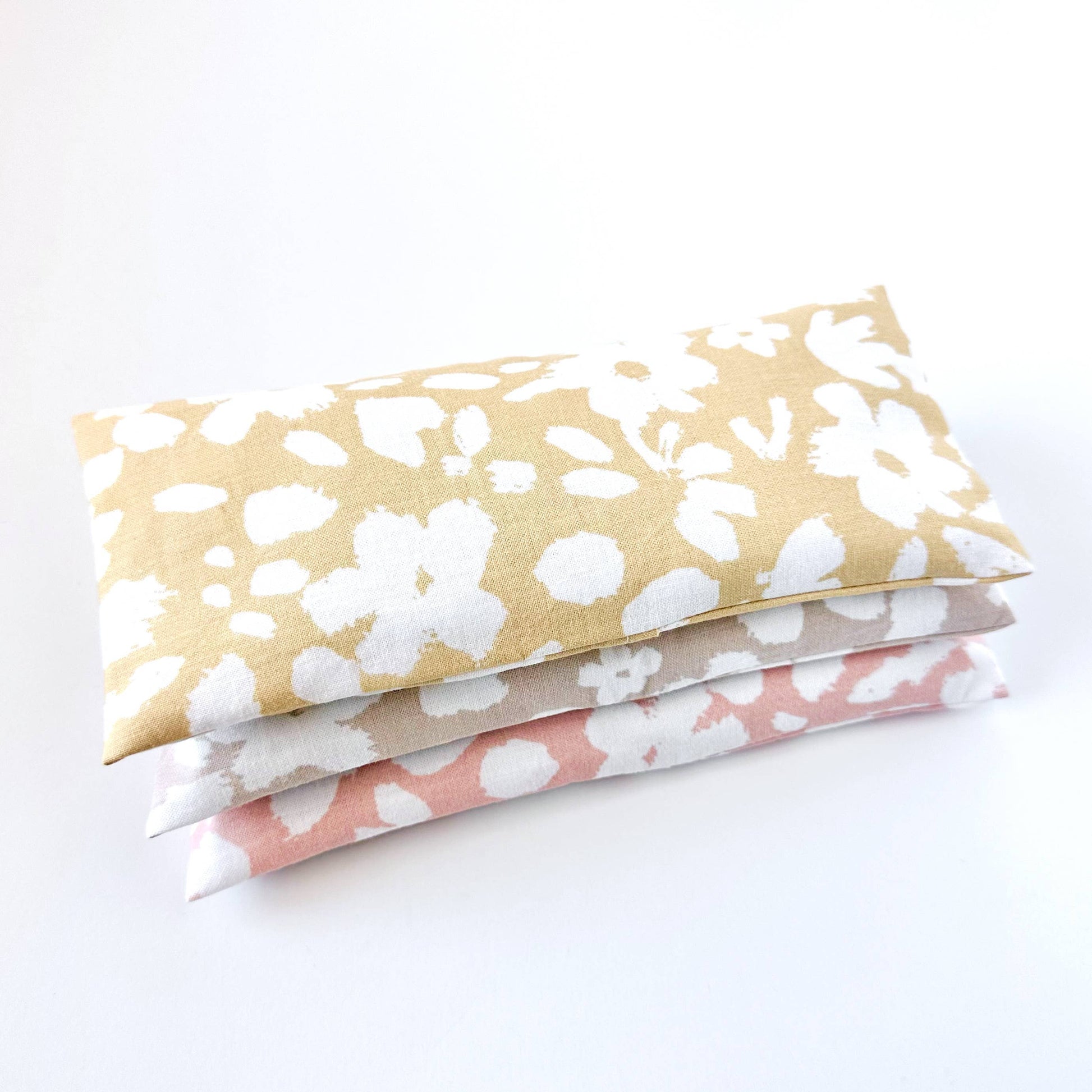 Organic Lavender Eye Pillow - Painted Flowers: Birch Core Laska Collection