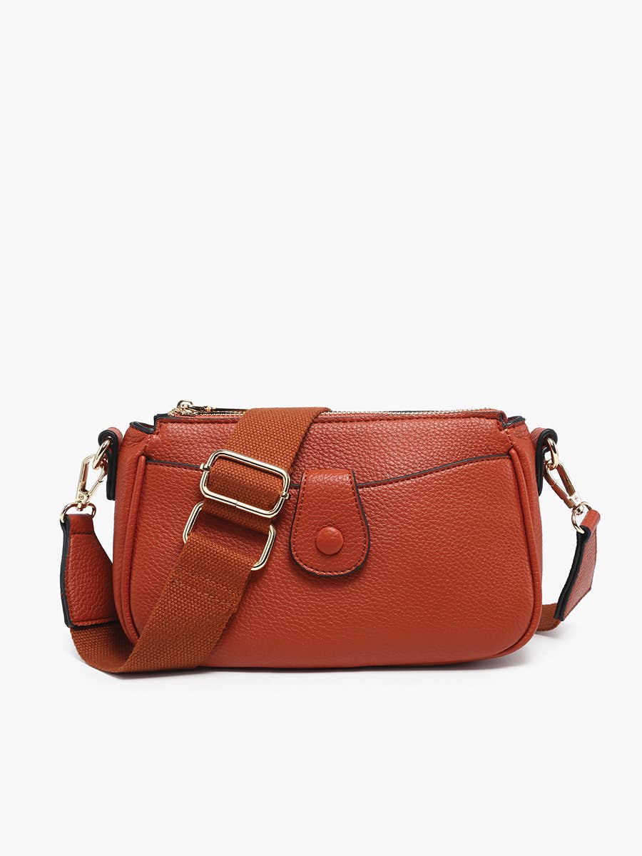 Kallie Snap Front Crossbody w/ Nylon Strap