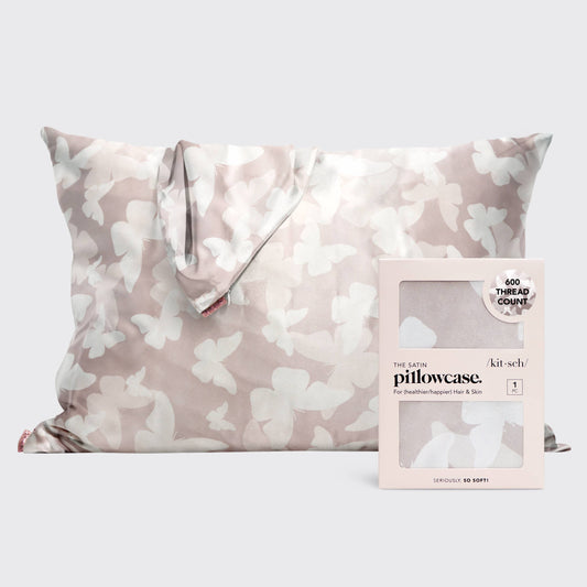 Satin Pillowcase - Champagne Butterfly Core KITSCH