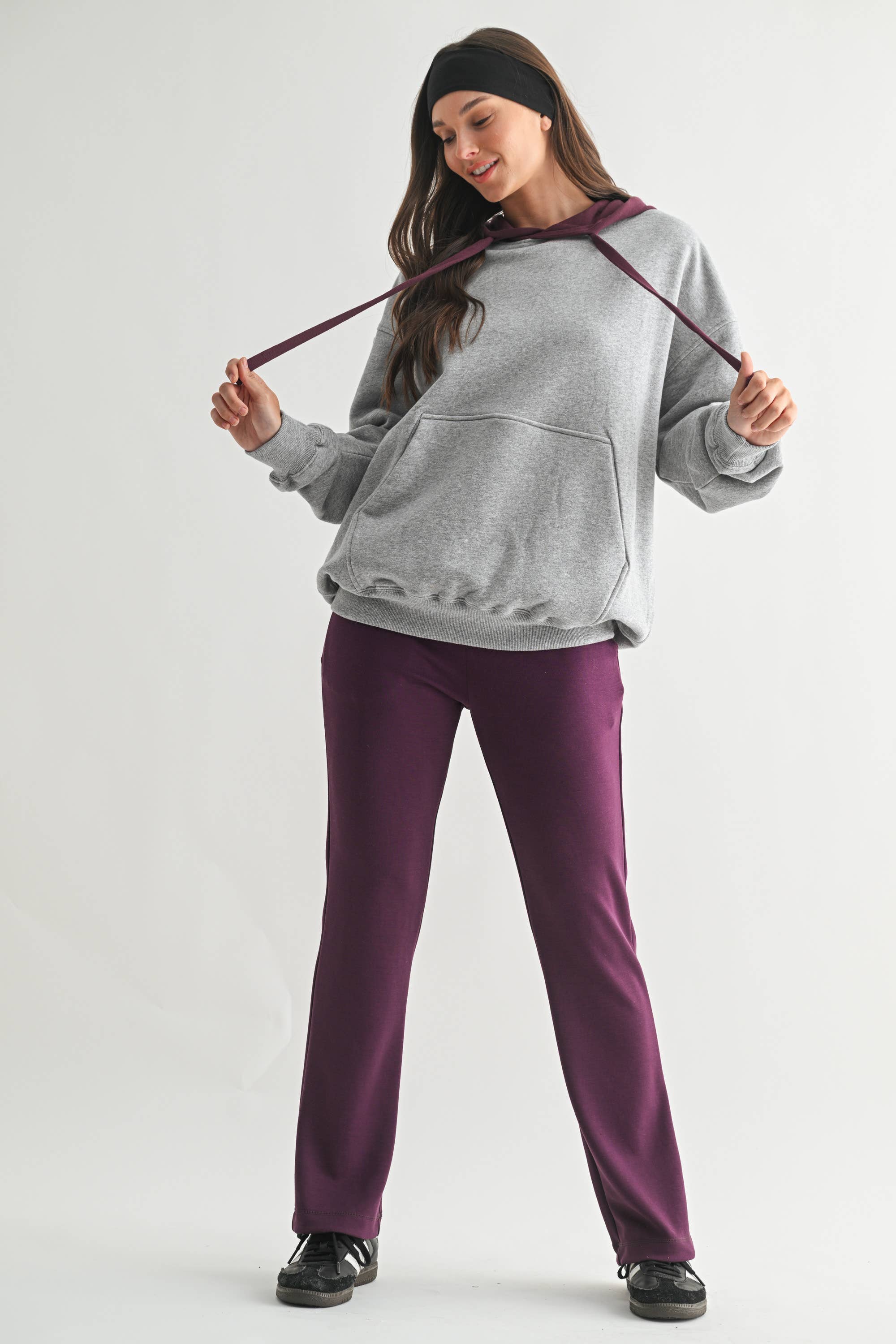 DualTone Fleece Hoodie Mono B