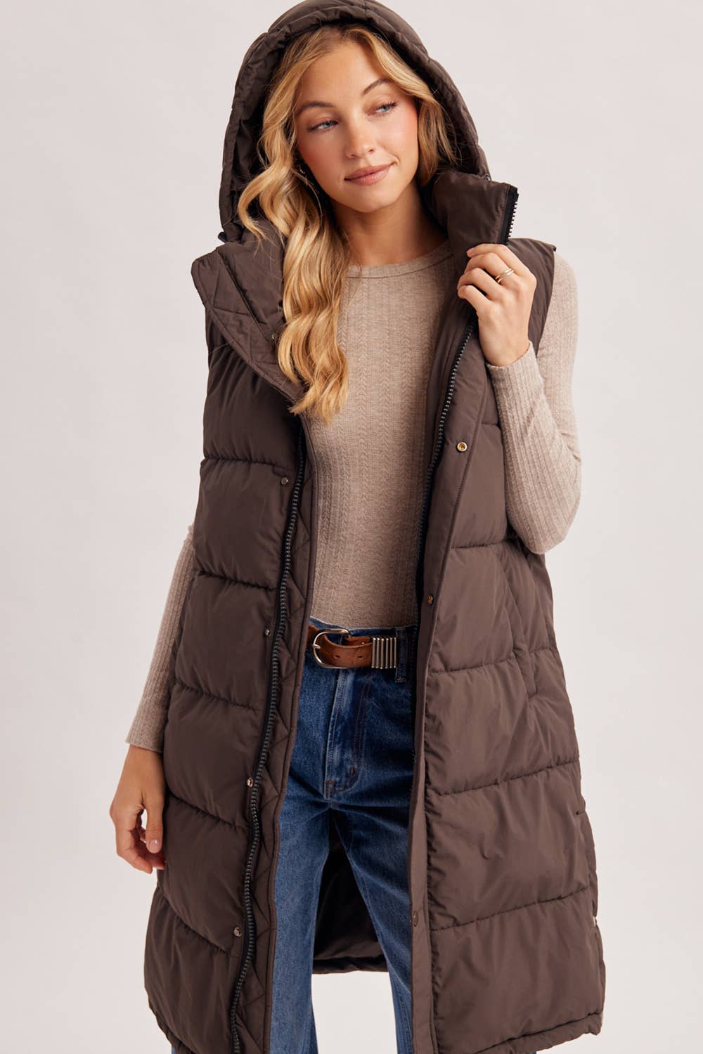 QUILTED PUFFER VEST