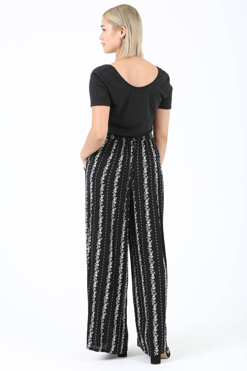 TIE WAIST WIDE LEG PANTS Spring-Summer Nostalgia