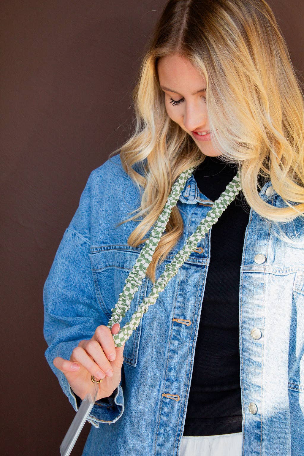 Shop Andi - Lindsey Checked Lanyard