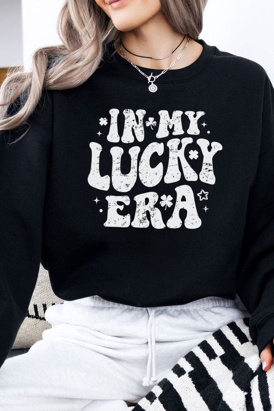 In My Lucky Era, St Patrick's Graphic Sweatshirt Rebel Stitch