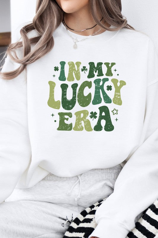 In My Lucky Era, St Patrick's Graphic Sweatshirt Rebel Stitch