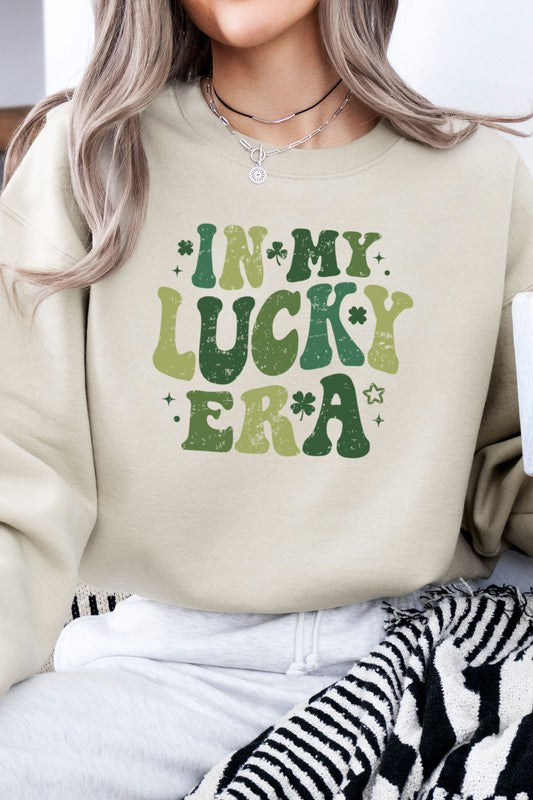 In My Lucky Era, St Patrick's Graphic Sweatshirt Rebel Stitch