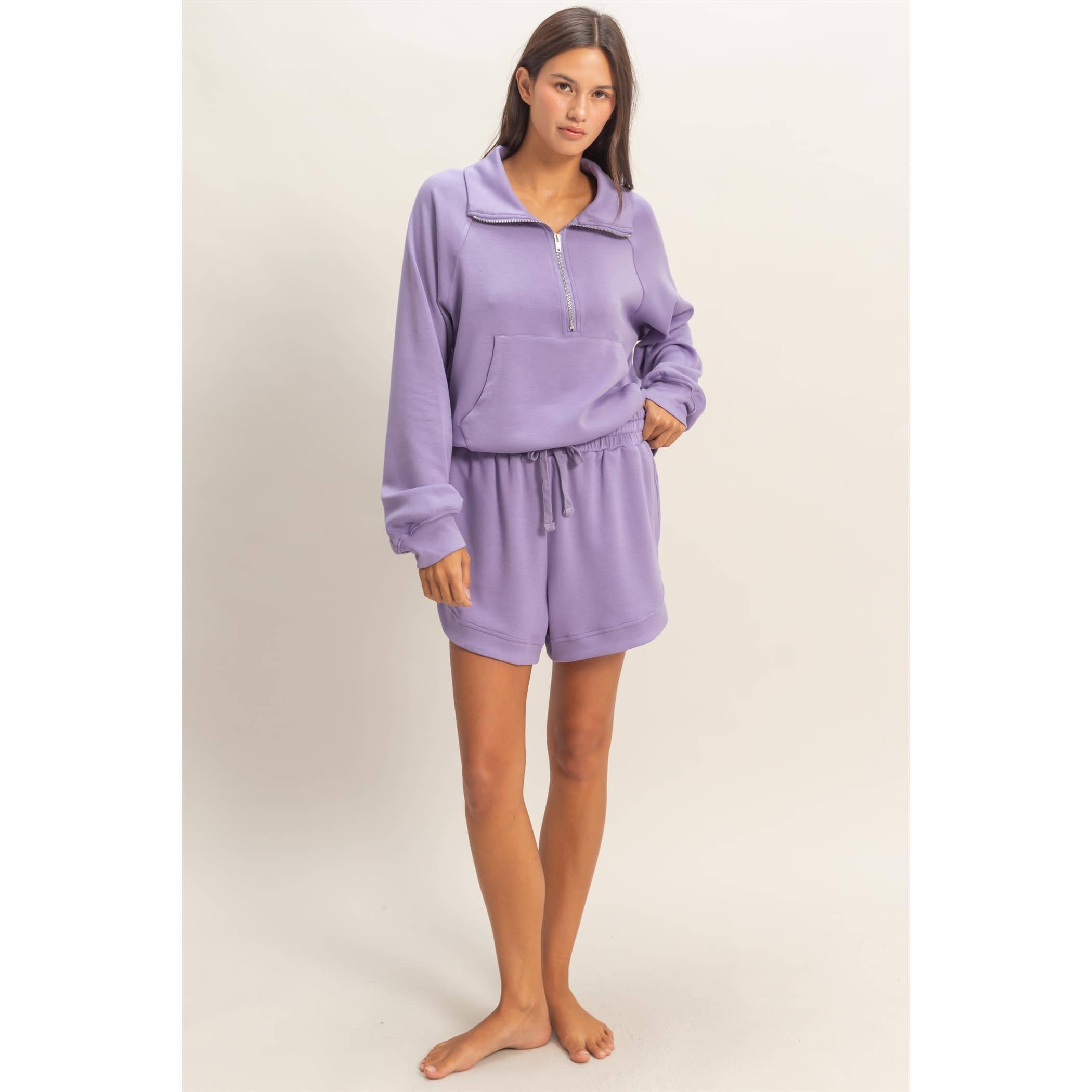 Half-Zip Collar Pullover