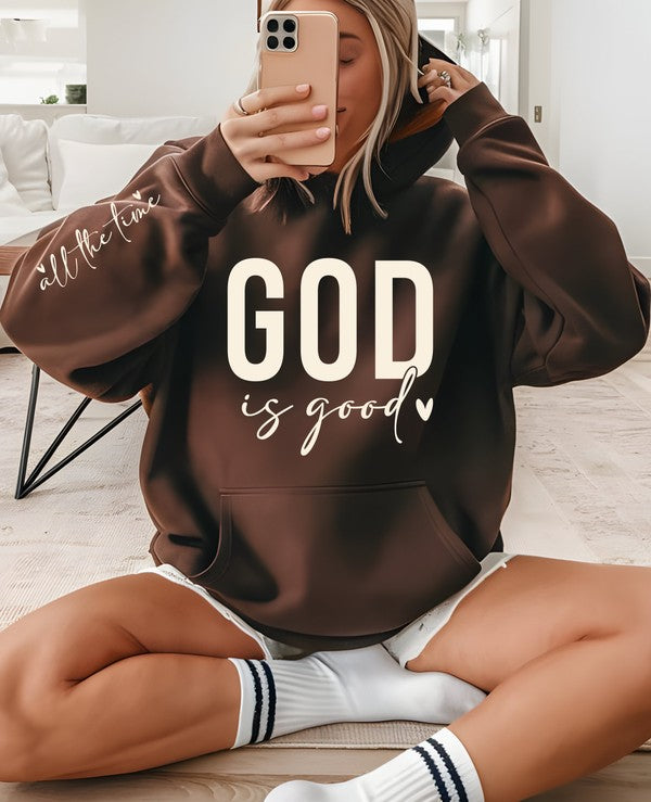 God is Good all the time Graphic Hoodie Sweatshirt Ocean and 7th