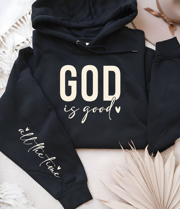 God is Good all the time Graphic Hoodie Sweatshirt Ocean and 7th