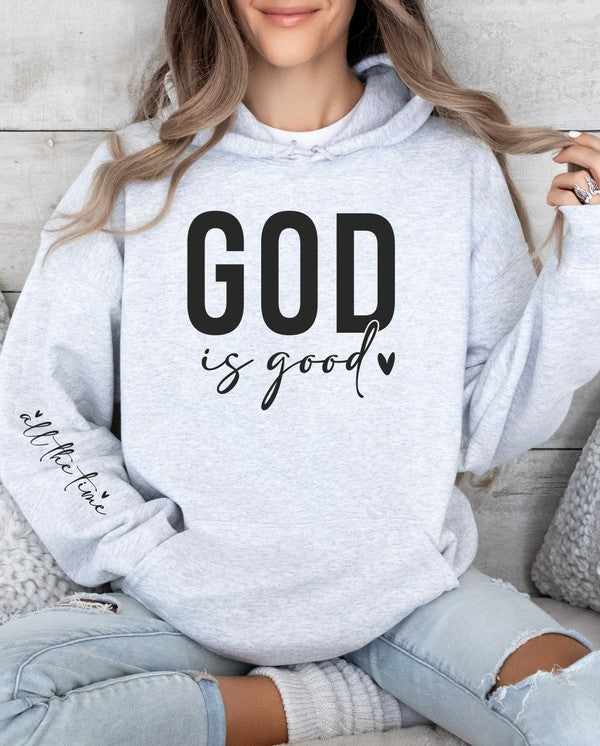 God is Good all the time Graphic Hoodie Sweatshirt Ocean and 7th