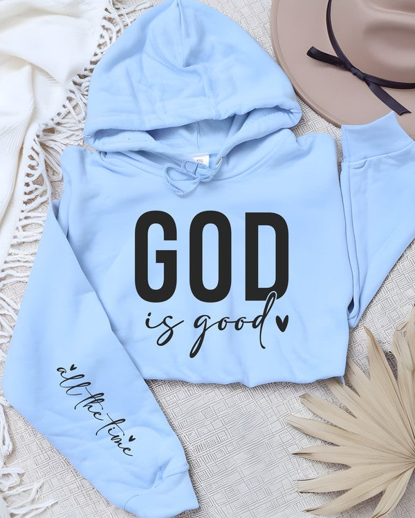 God is Good all the time Graphic Hoodie Sweatshirt Ocean and 7th