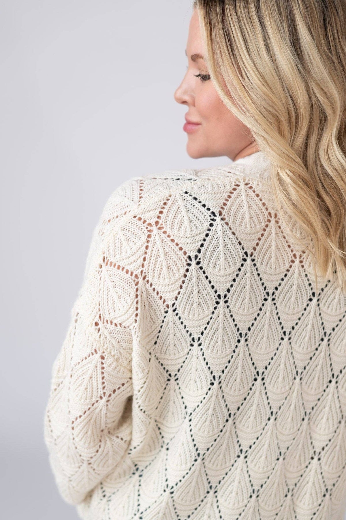 Kelly Knitted Cardigan- Ivory