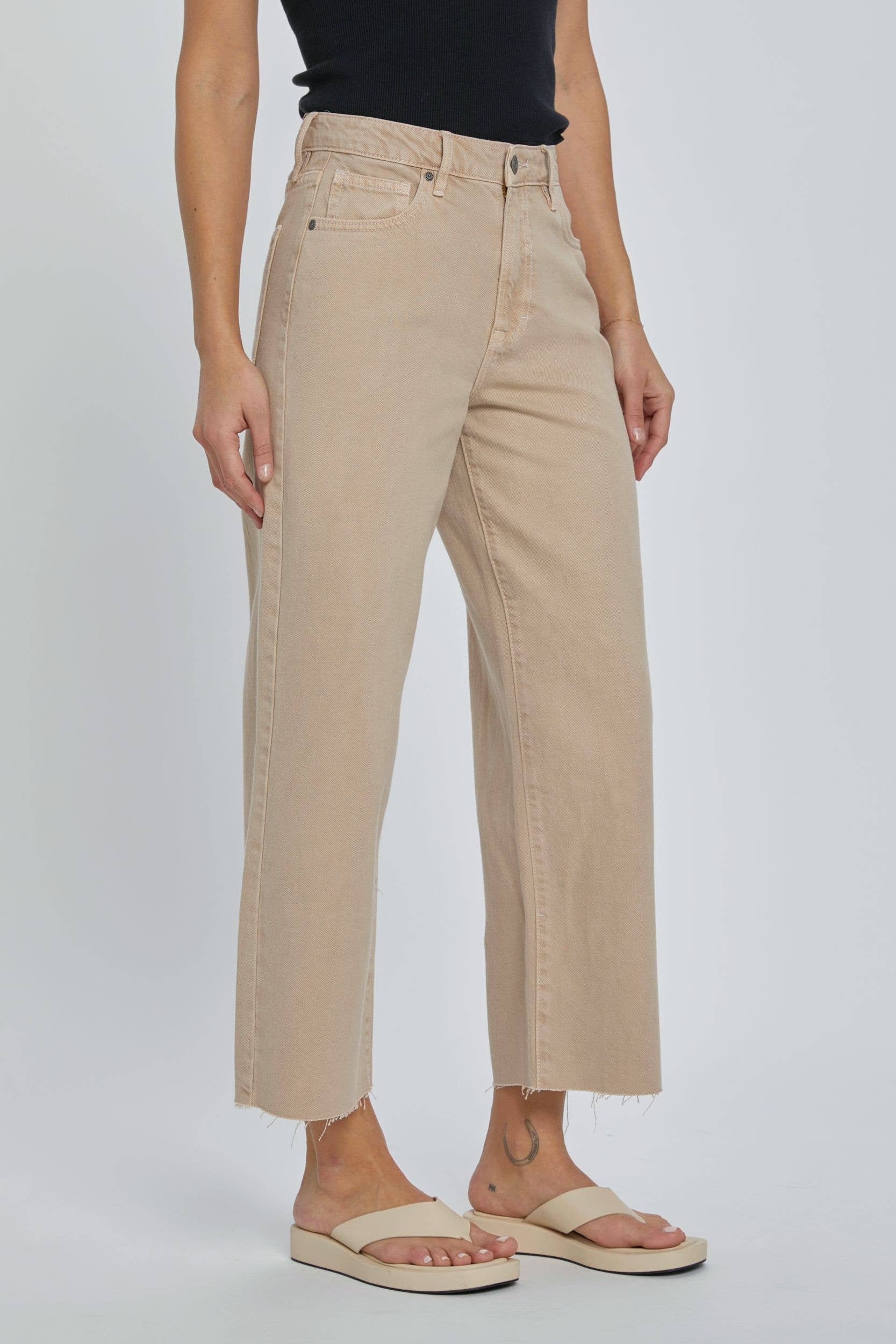 Nori High Waist Wide Leg Spring-Summer Hidden Jeans