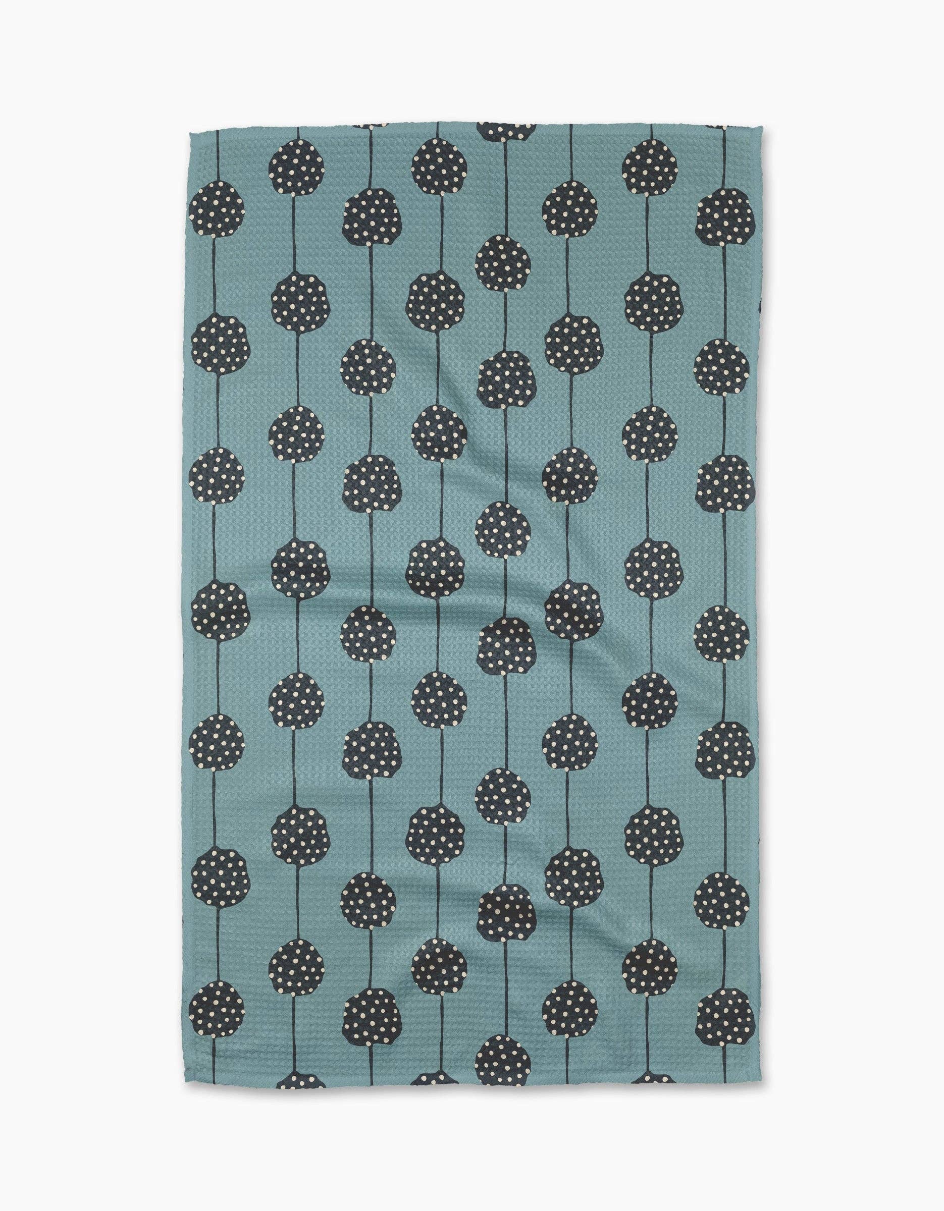 Geometry - Polka Dot Garland Tea Towel