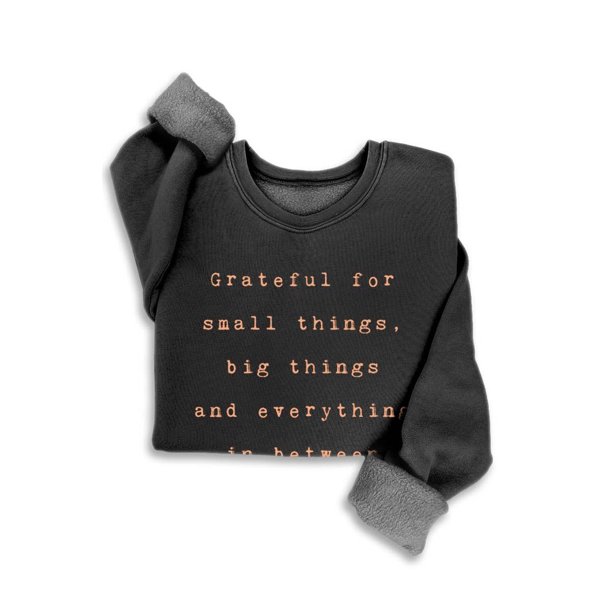 GRATEFUL FOR SMALL THINGS MINERAL SWEATSHIRTS Fall-Winter HRTandLUV