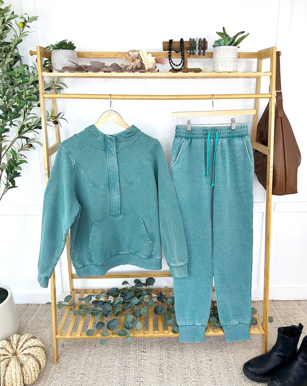 Ryker Vintage Wash Hoodie - Teal