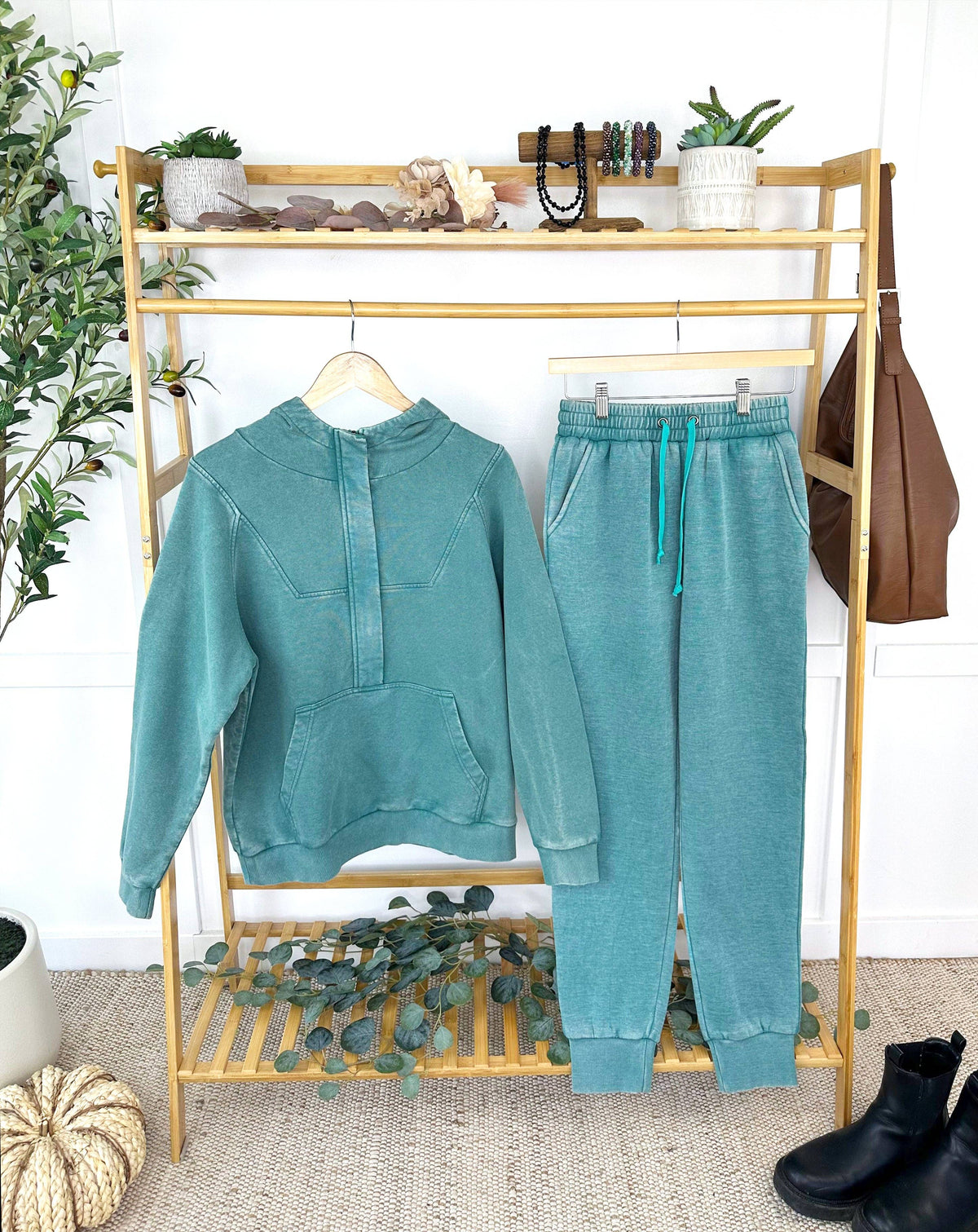 Ryker Vintage Wash Hoodie - Teal