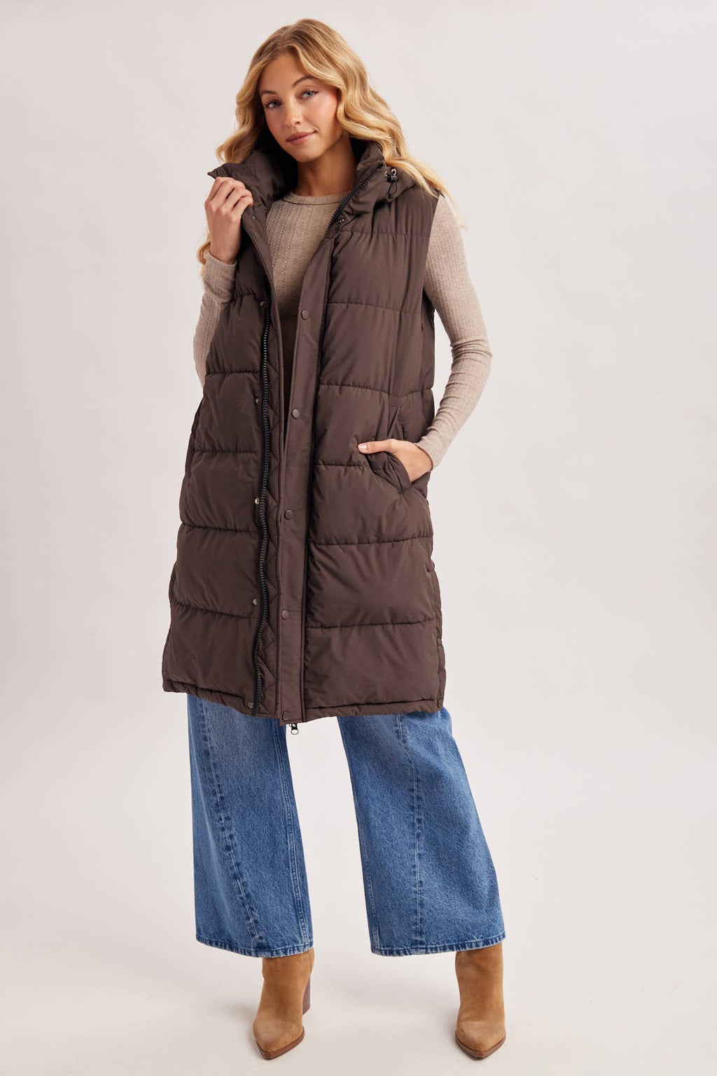 QUILTED PUFFER VEST