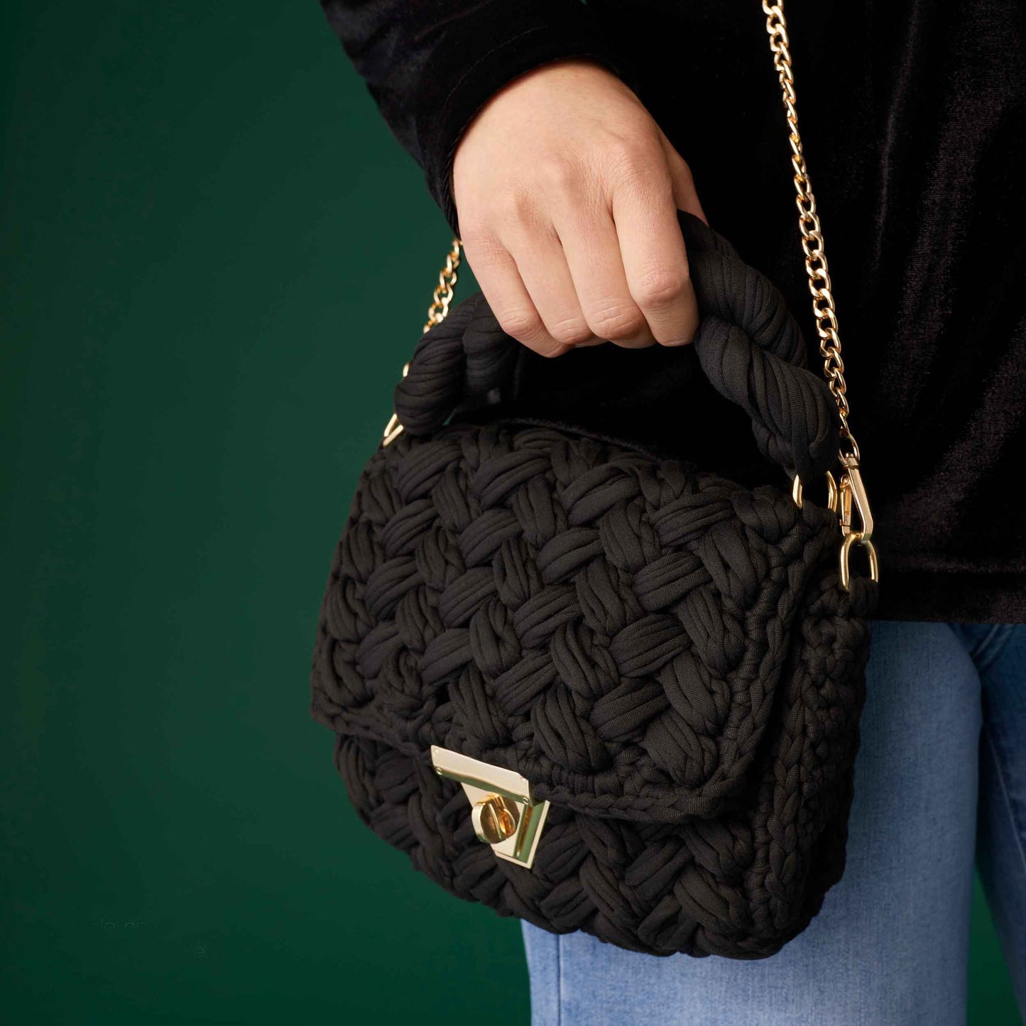 Lucinda Braided Crossbody - Black COCO + CARMEN