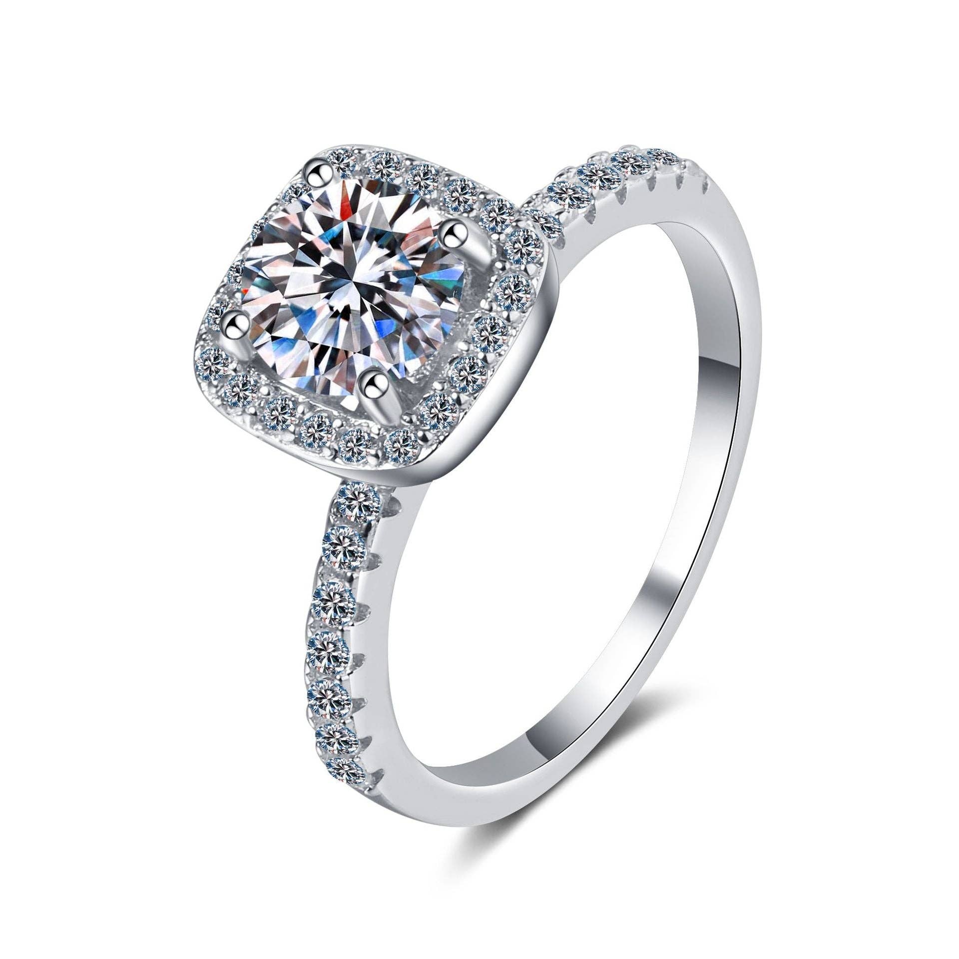 Four-Prong Moissanite Ring Core Perimade & Co. LLC