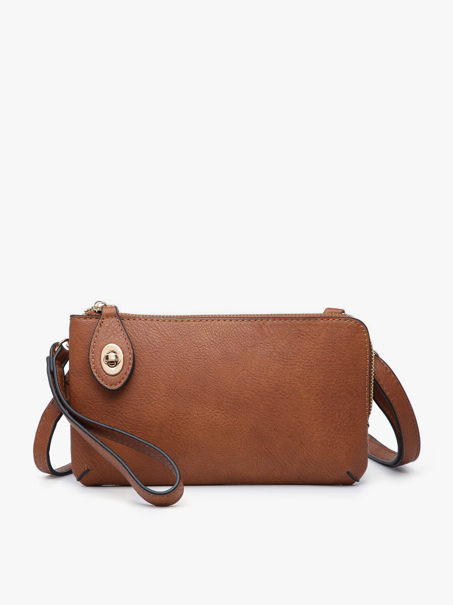 Kendall Crossbody/Wristlet w/ Twist Lock Closure