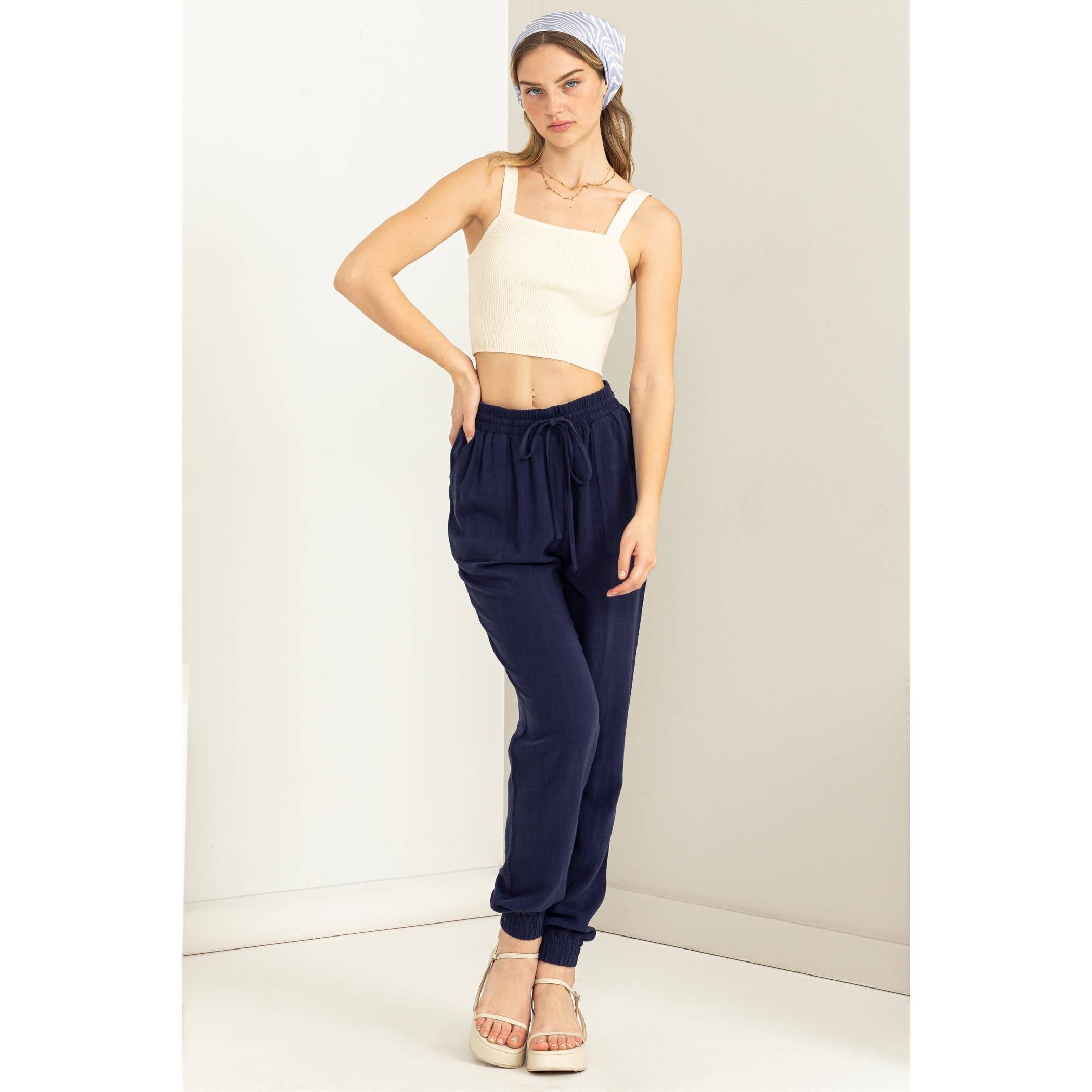 HYFVE - Linen Drawstring Jogger
