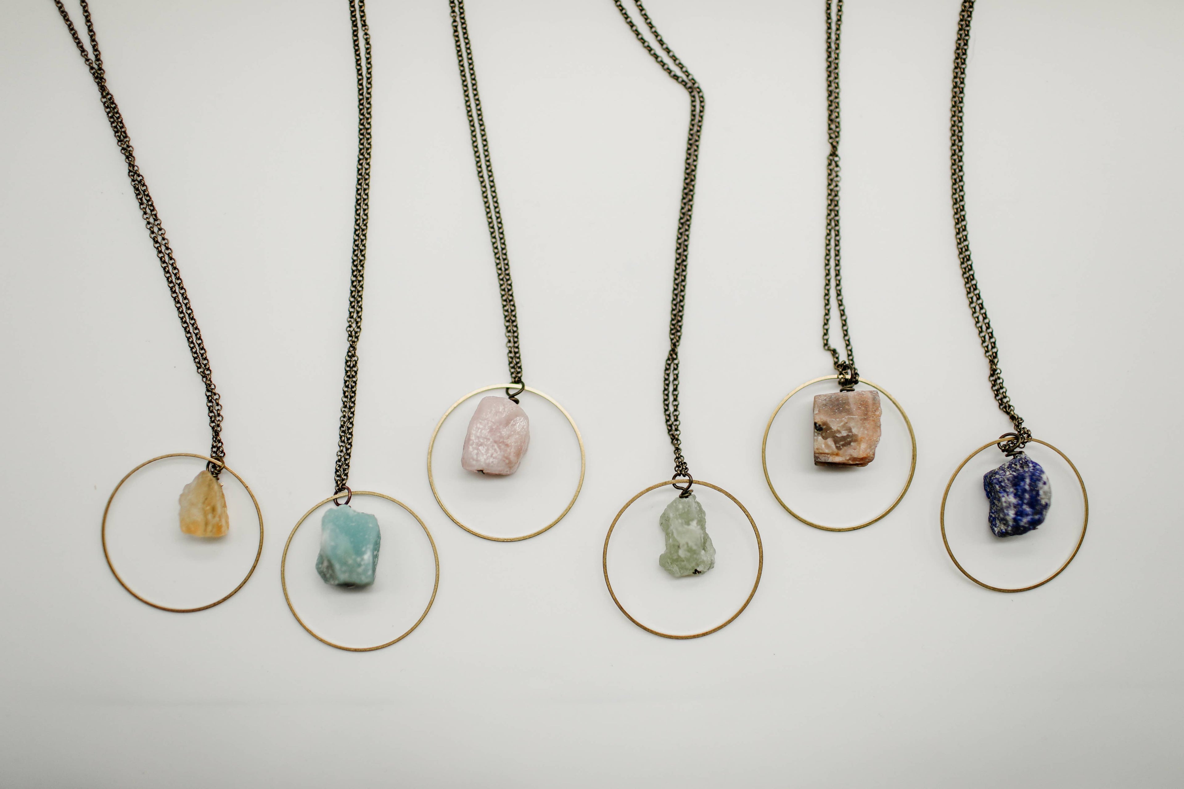 Medina Seeds | Rough Cut Semi-Precious Stones Brass