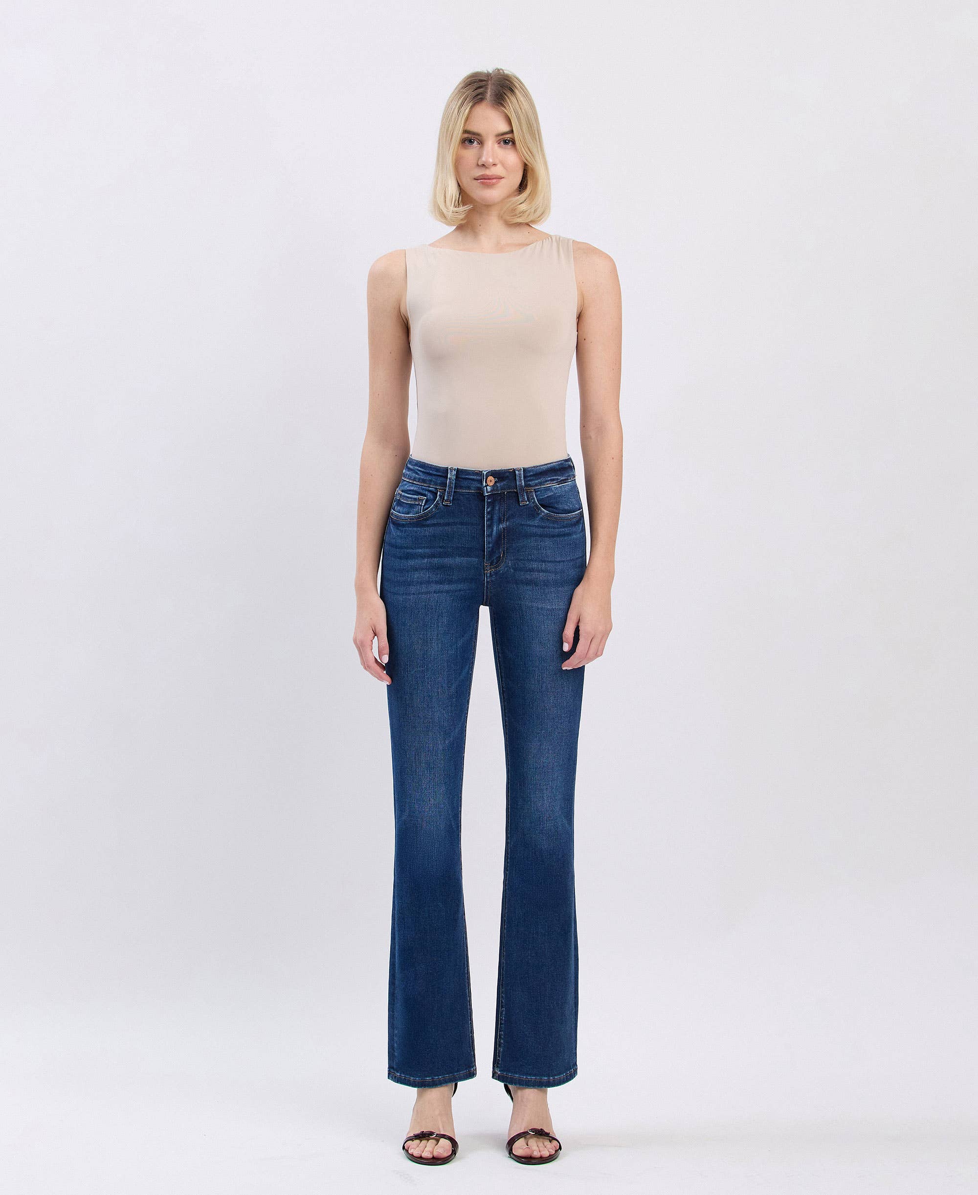 SKYLAR - LITTLE SUNSHINE | HIGH RISE BOOTCUT JEANS