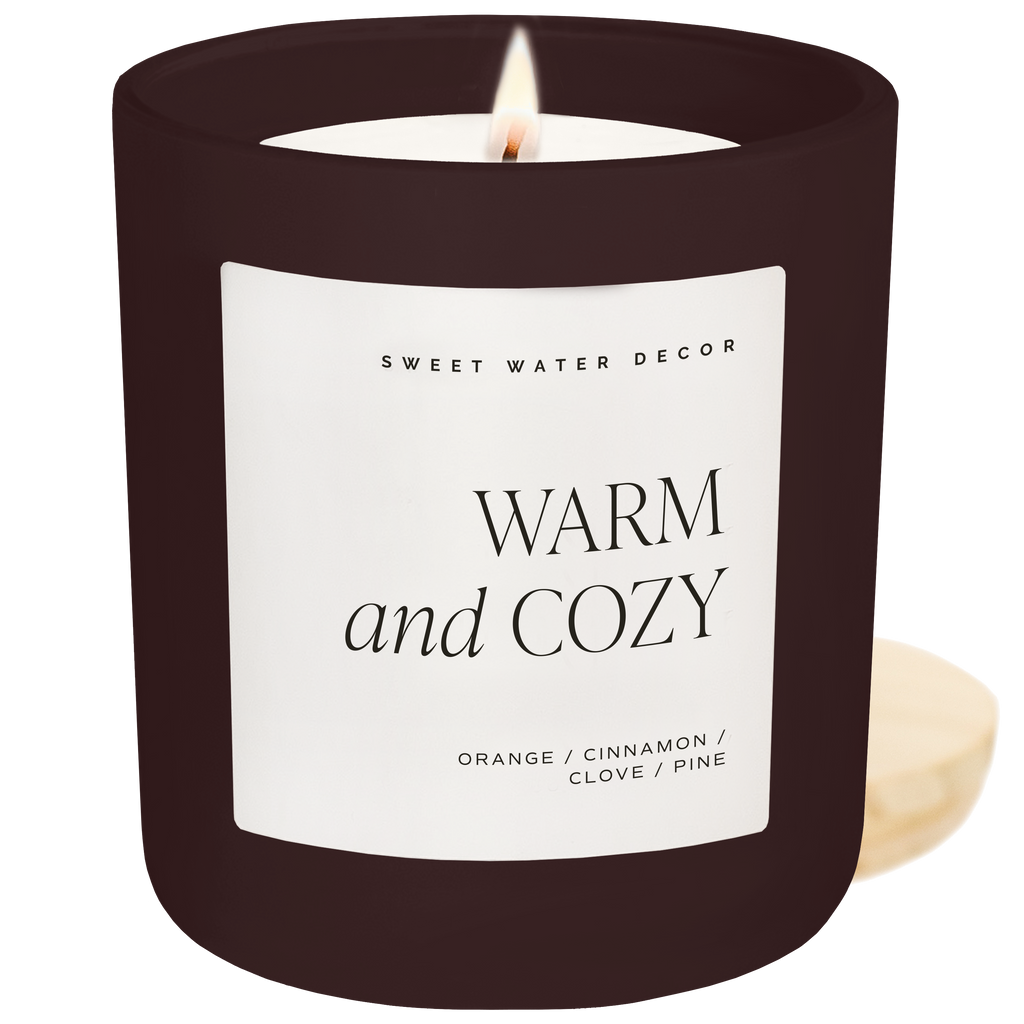 Fall Candle - Warm & Cozy 15oz Soy Candle | Best Holiday Candle