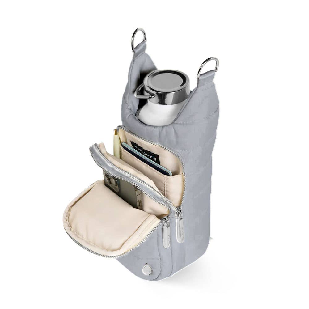 WanderFull - Original HydroBag - Sky Gray HydroBag® Dark Gray Patterned Strap