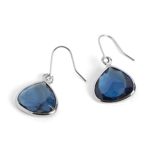 Dew Drop Earrings - Blue/Silver - 4th of July: Montanta Blue  Whispers