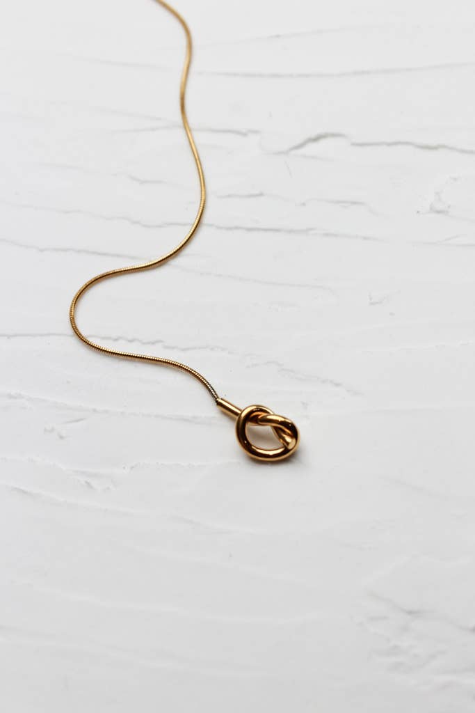 Eternity Necklace - Gold -  Made by Survivors  Crowned Free