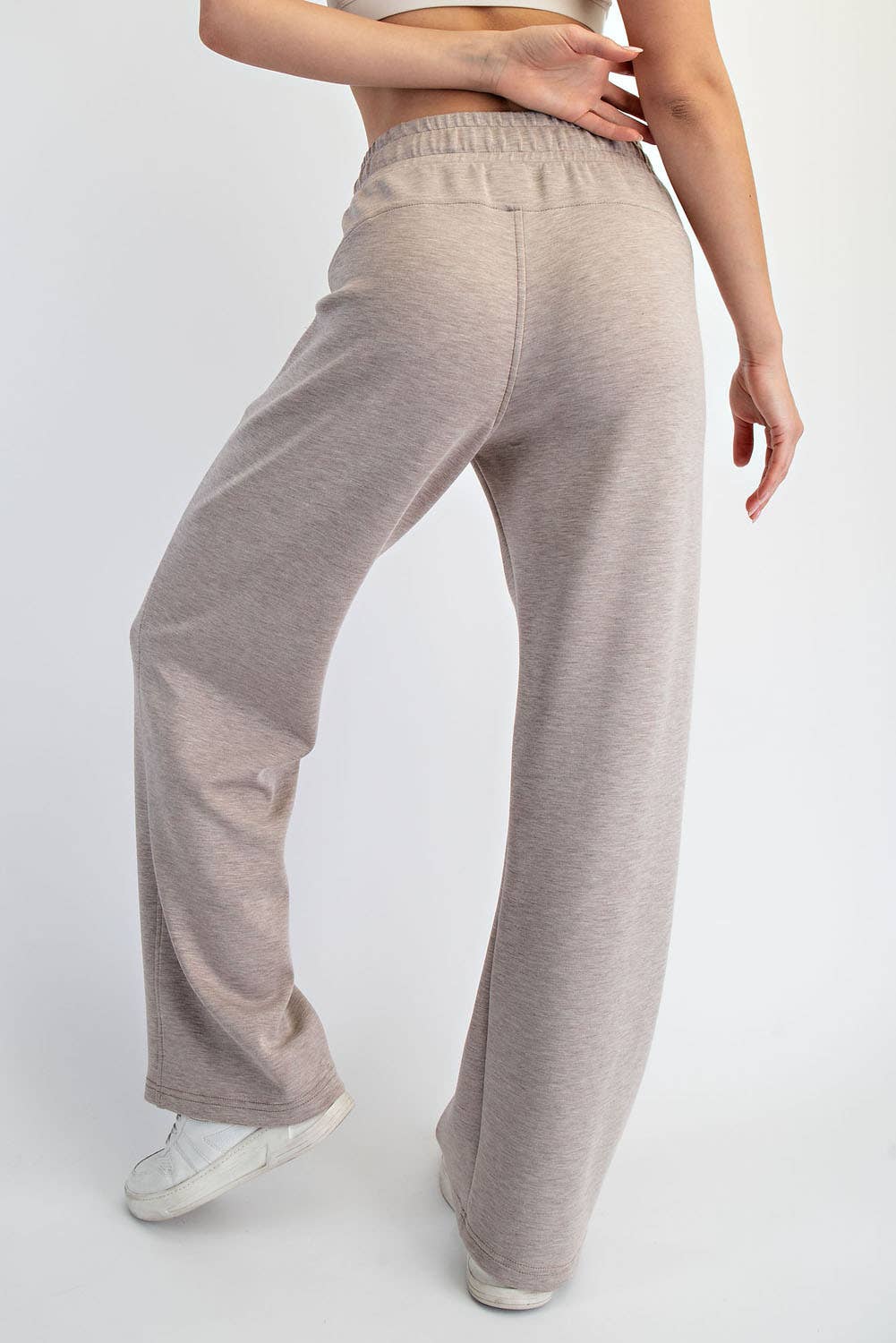 Modal Scuba High Rise Wide Leg Pants