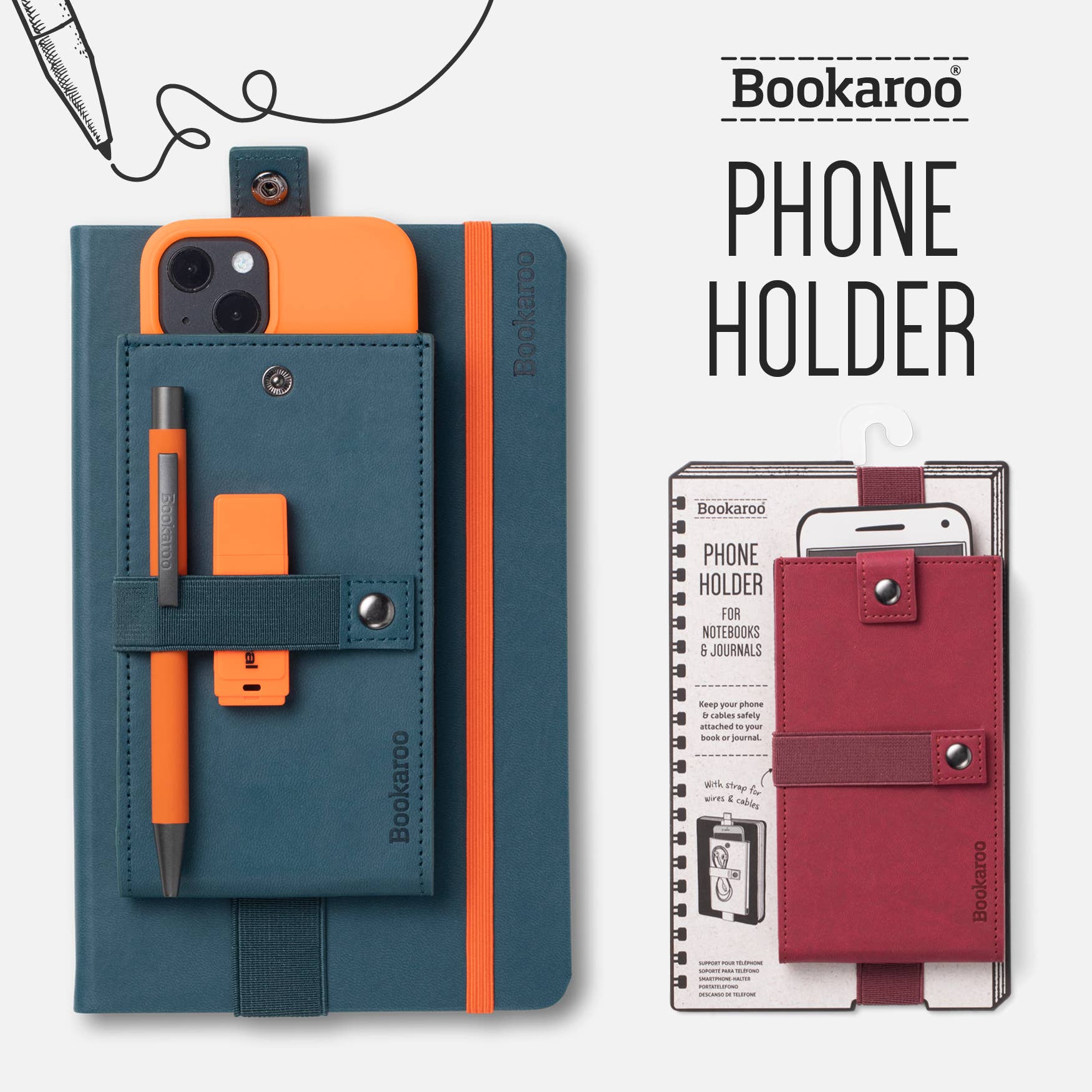 Bookaroo Phone Holder core if USA