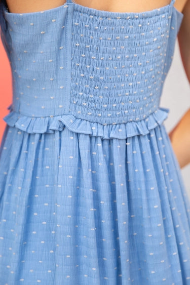 Swiss Dot Cami Midi Dress Spring-Summer Max Retail- VOY