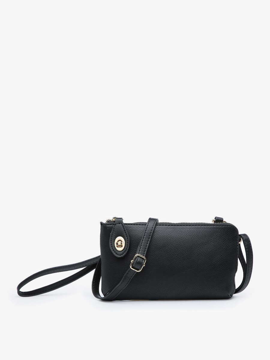 Kendall Crossbody/Wristlet w/ Twist Lock Closure