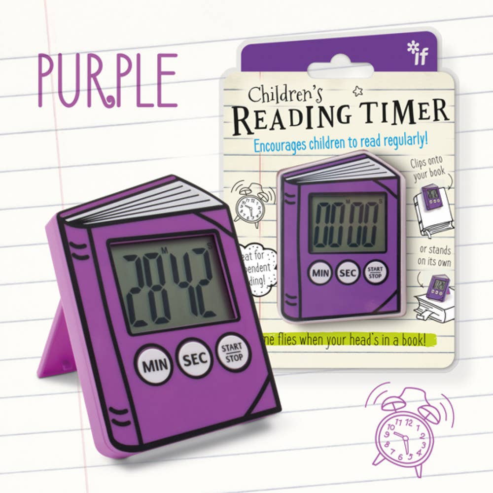 Purple Children's Reading Timer Core if USA