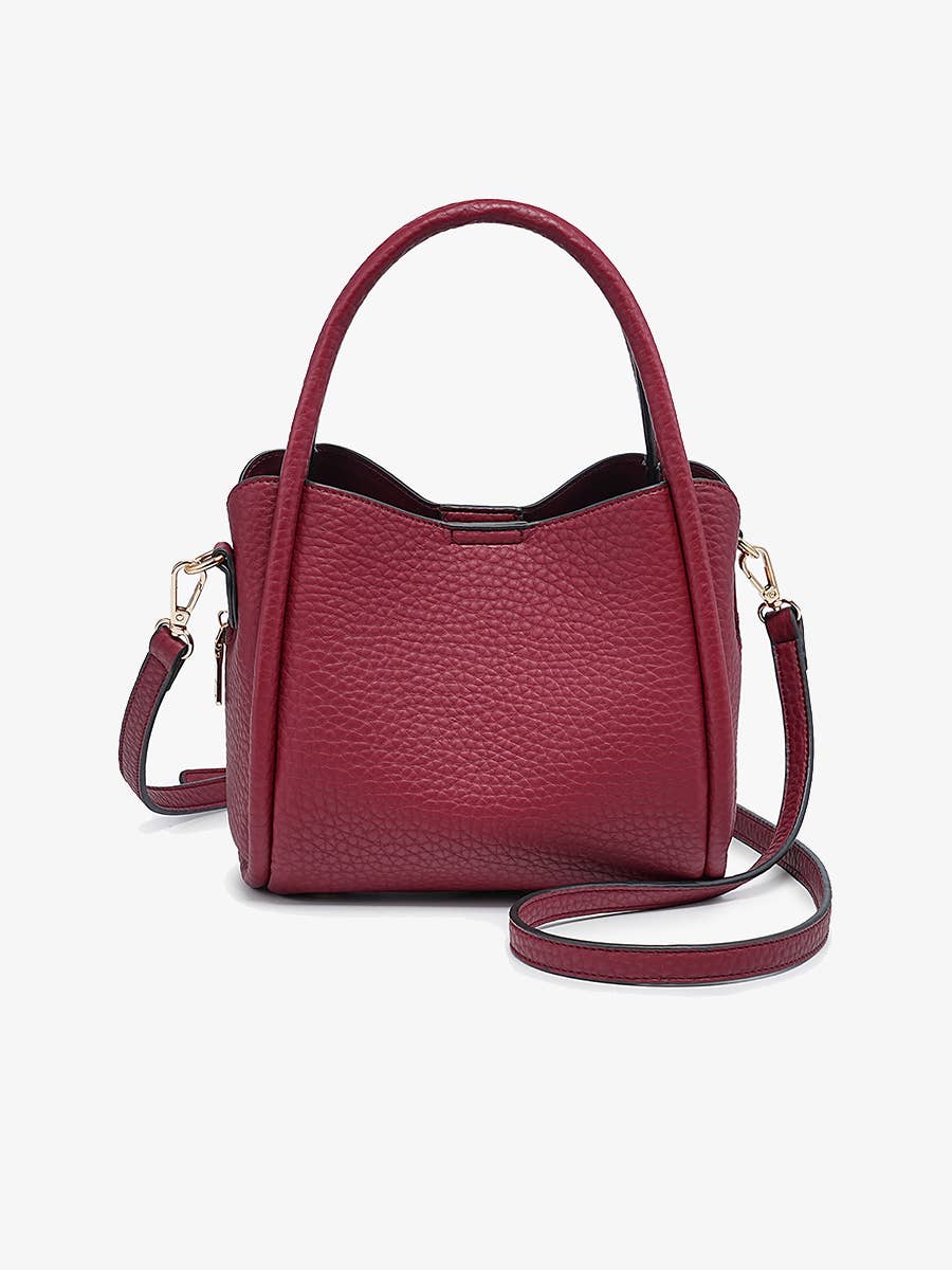 Ruby 3-Compartment Satchel w/ Dual Handles