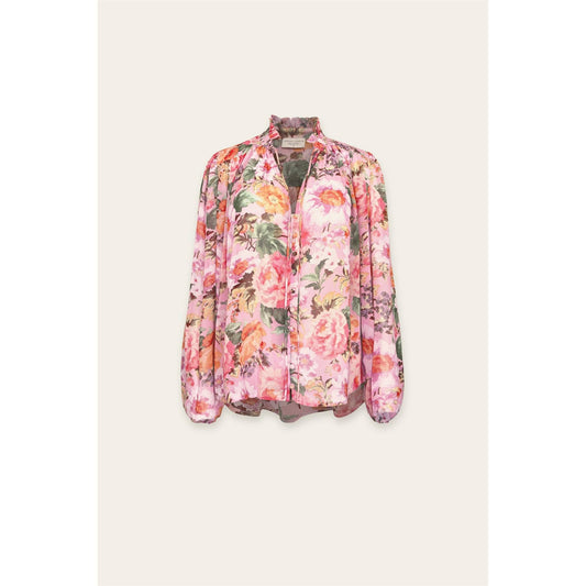 Rose Lavender Garden Party Balloon Shirring Blouse blouses Dress Forum