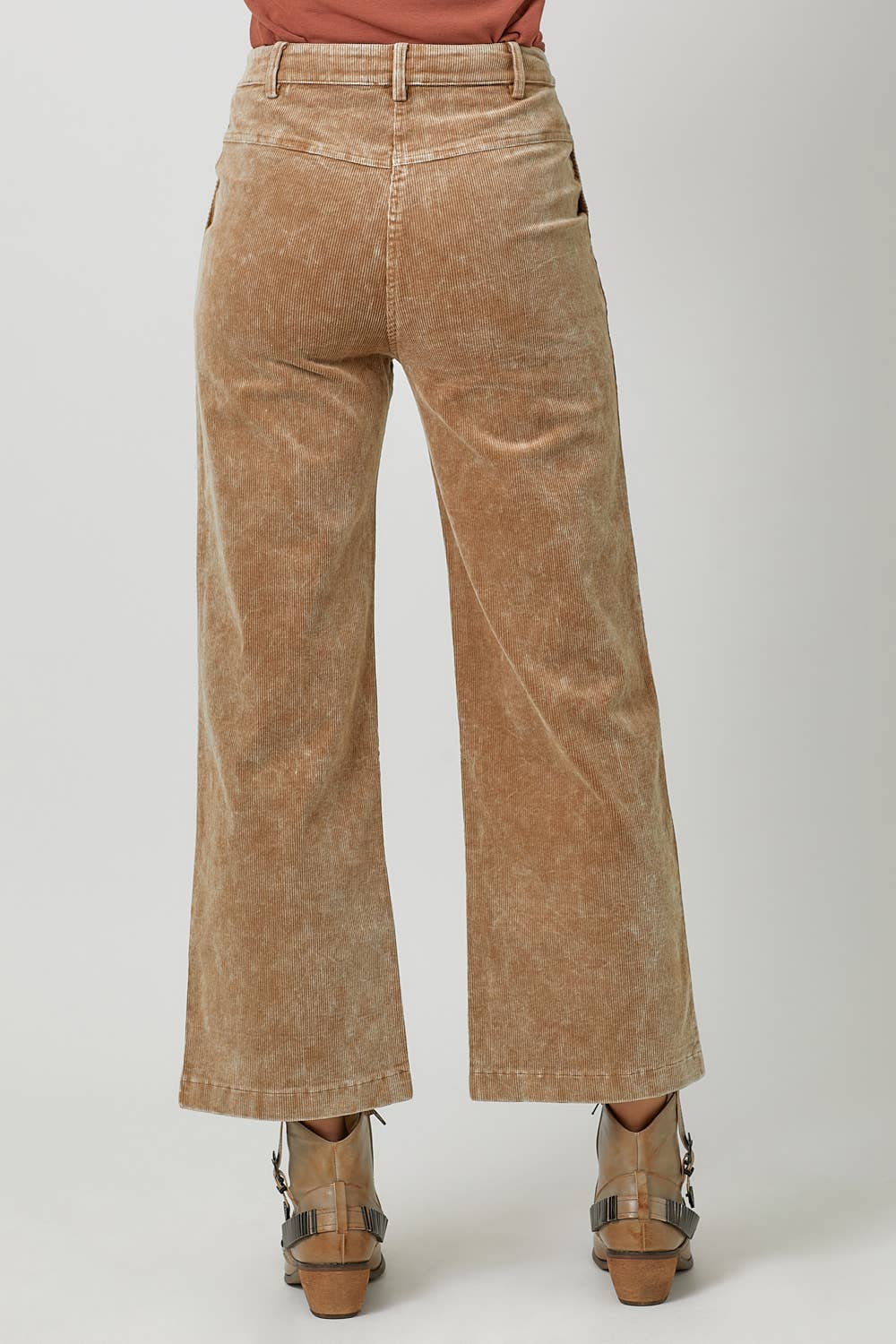 Sand Washed Corduroy Trousers Fall-Winter Mystree