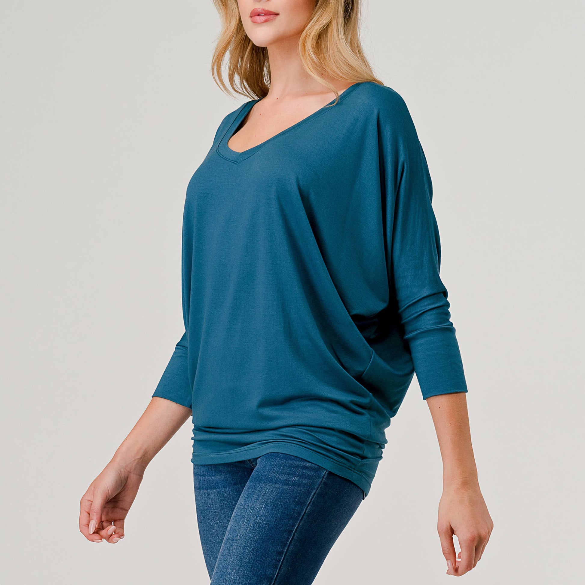 Ink Blue Top Spring-Summer Heimious