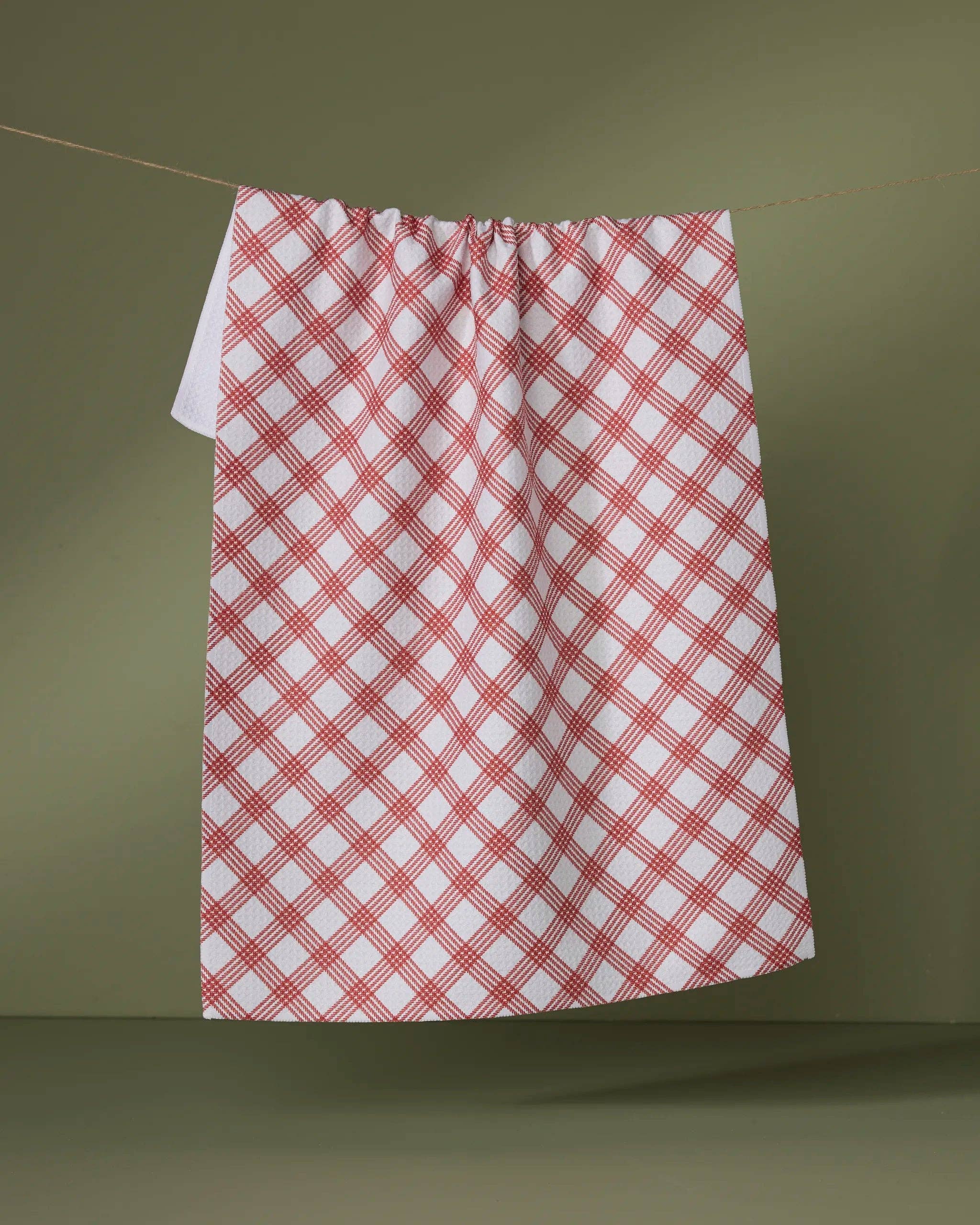 Crimson Wrap Tea Towel