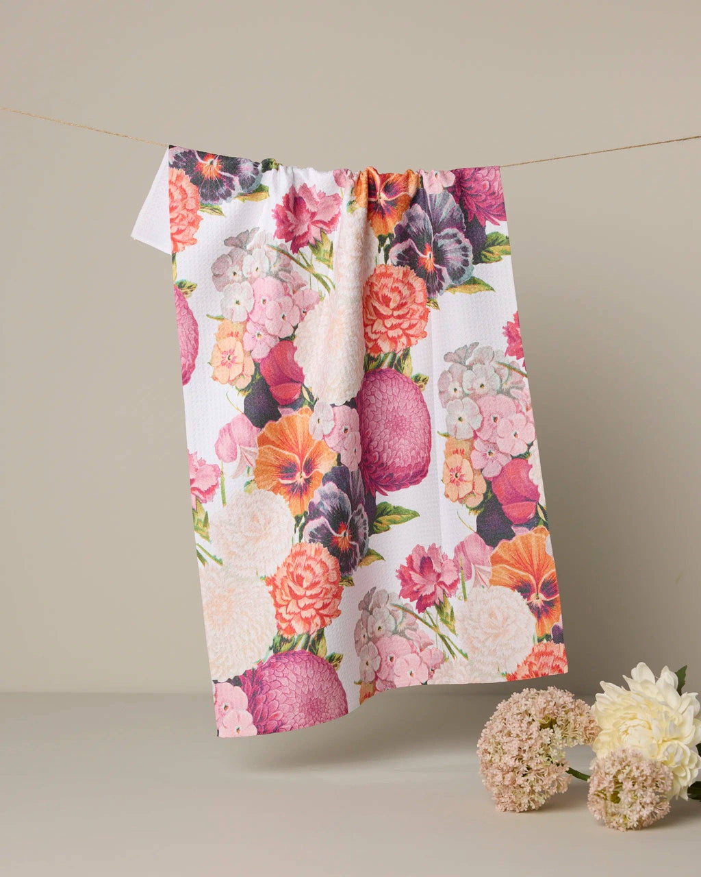 Geometry - Ecstatic Blooms Tea Towel