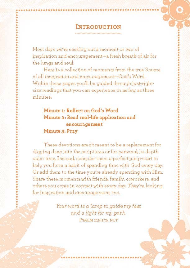 3 - Minute Devotions For Women Core Barbour Publishing, Inc.