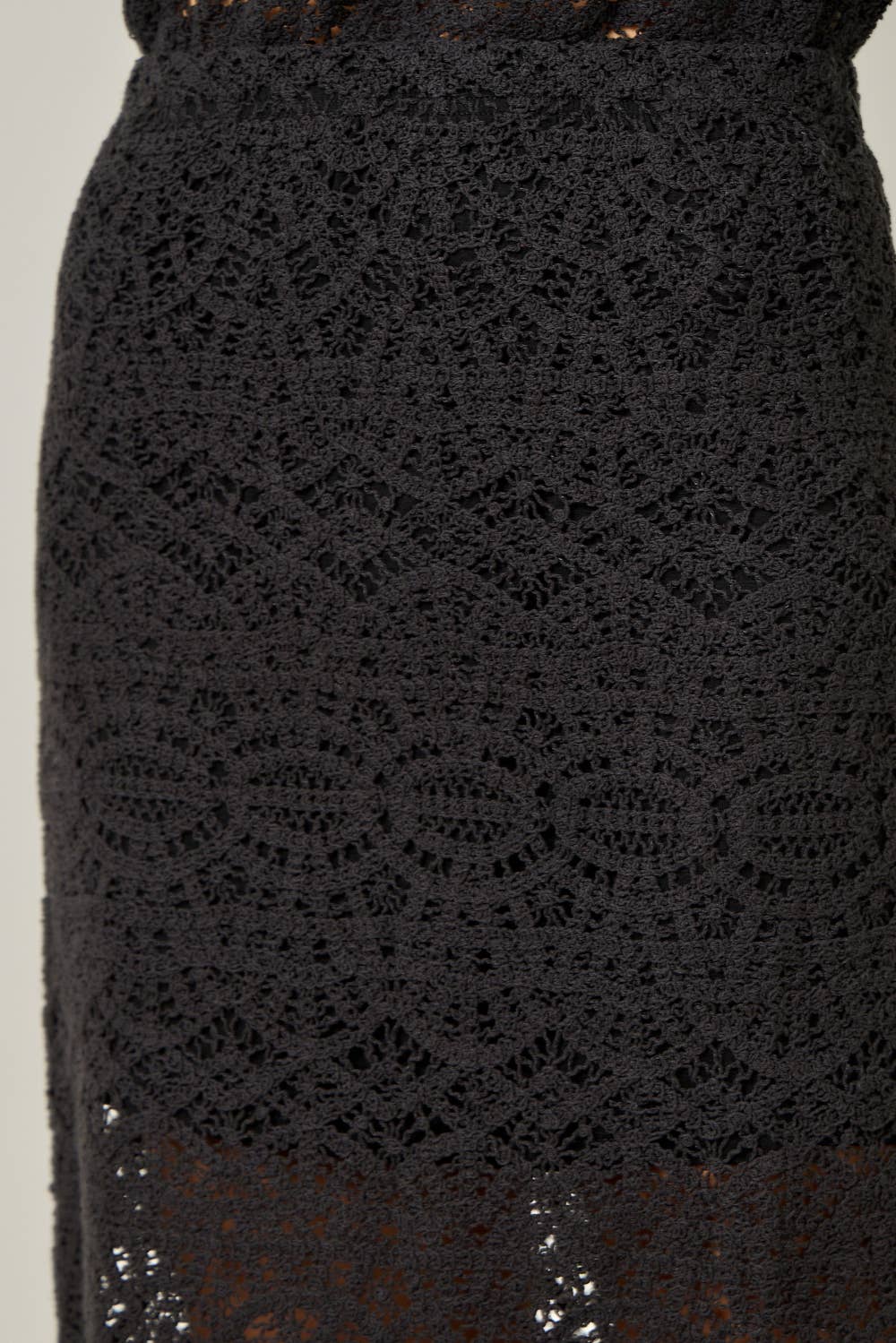 Crochet Scallop Hem Skirt