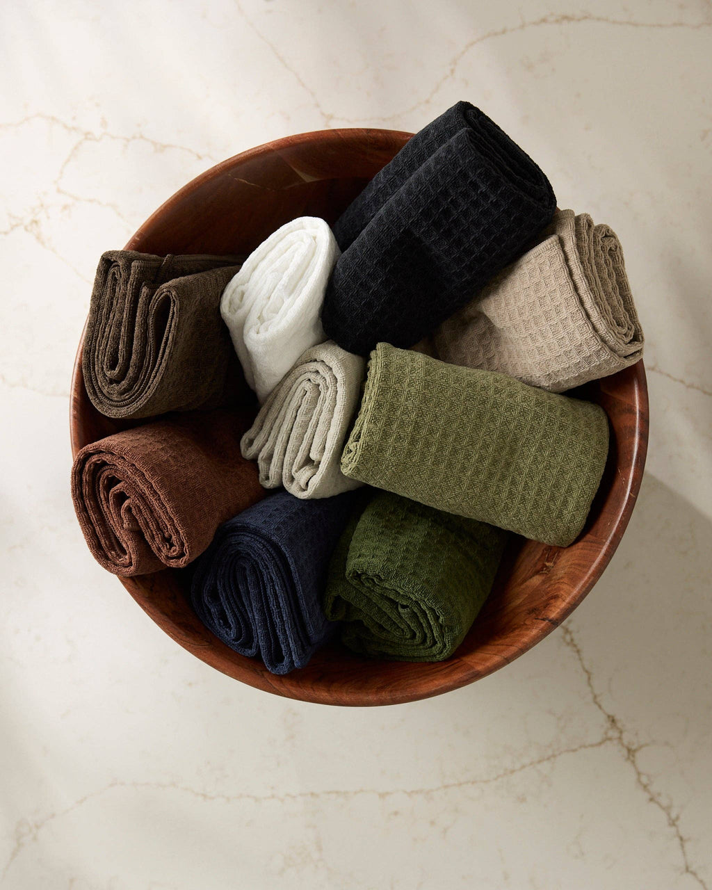 Geometry - Salt Truffle Hand Towel