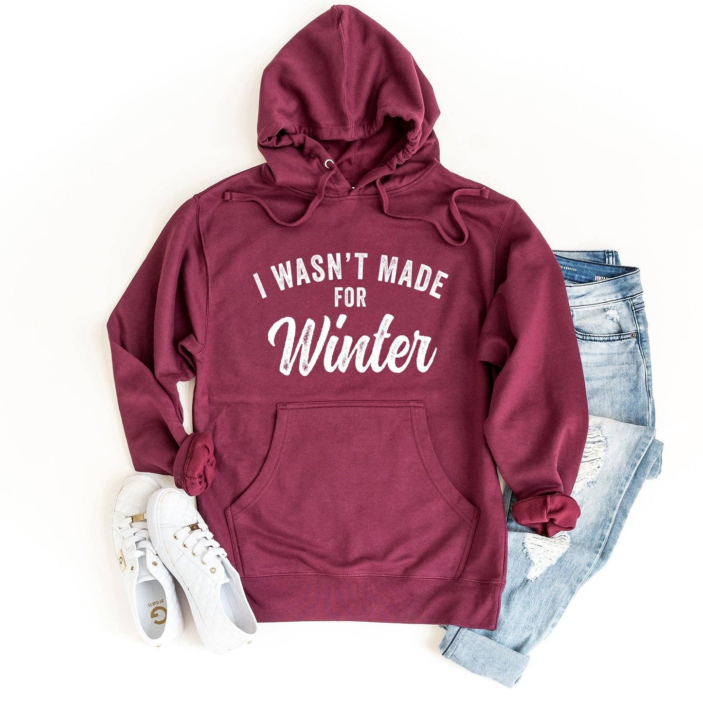 I Wasn't Made For Winter in Maroon Olive And Ivory Wholesale