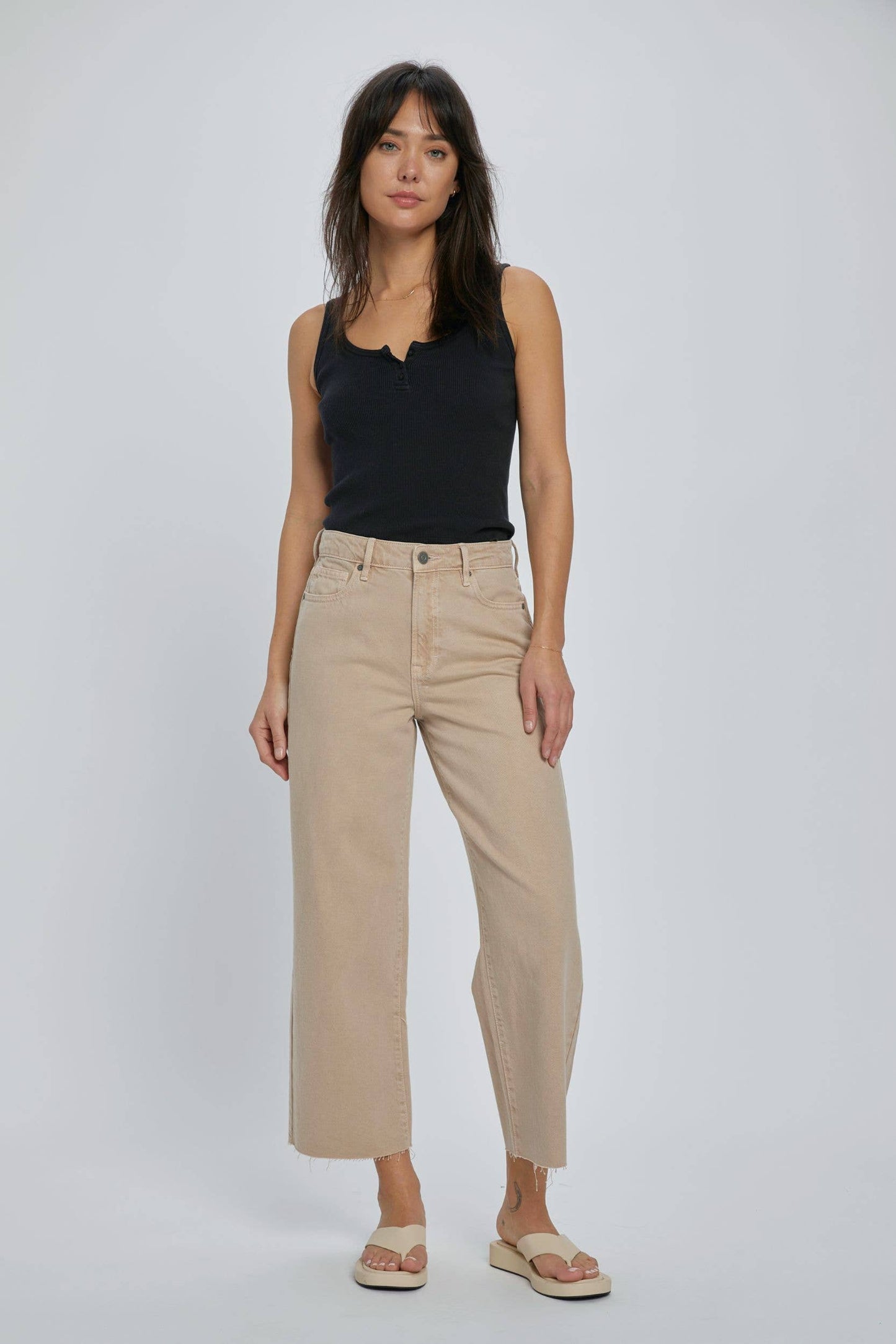 Nori High Waist Wide Leg Spring-Summer Hidden Jeans