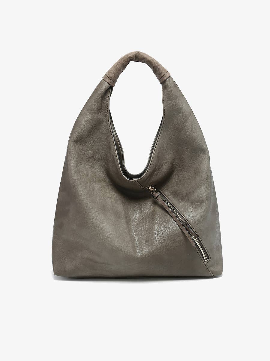 Kat Distressed Hobo Bag